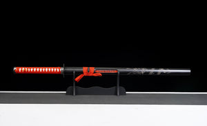 The Last Samurai - Display (Straight) Katana (Red Blade)