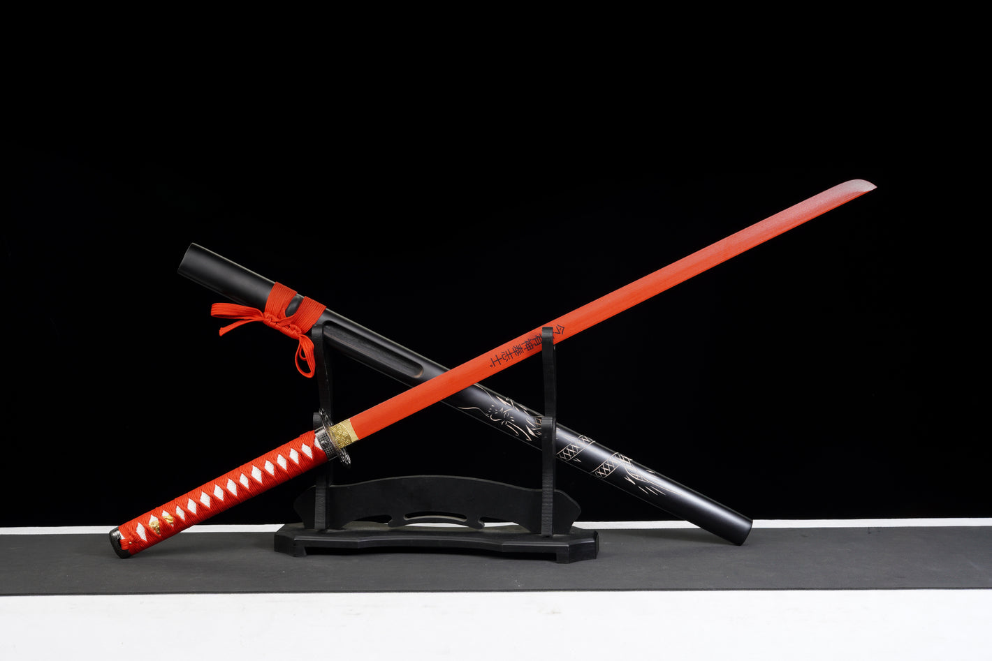 The Last Samurai - Display (Straight) Katana (Red Blade)
