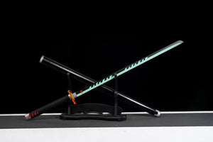 Demon Slayer - Tanjiro Kamado Season 2 Nichirin Katana With Sheath - Cosplay Safe Foam