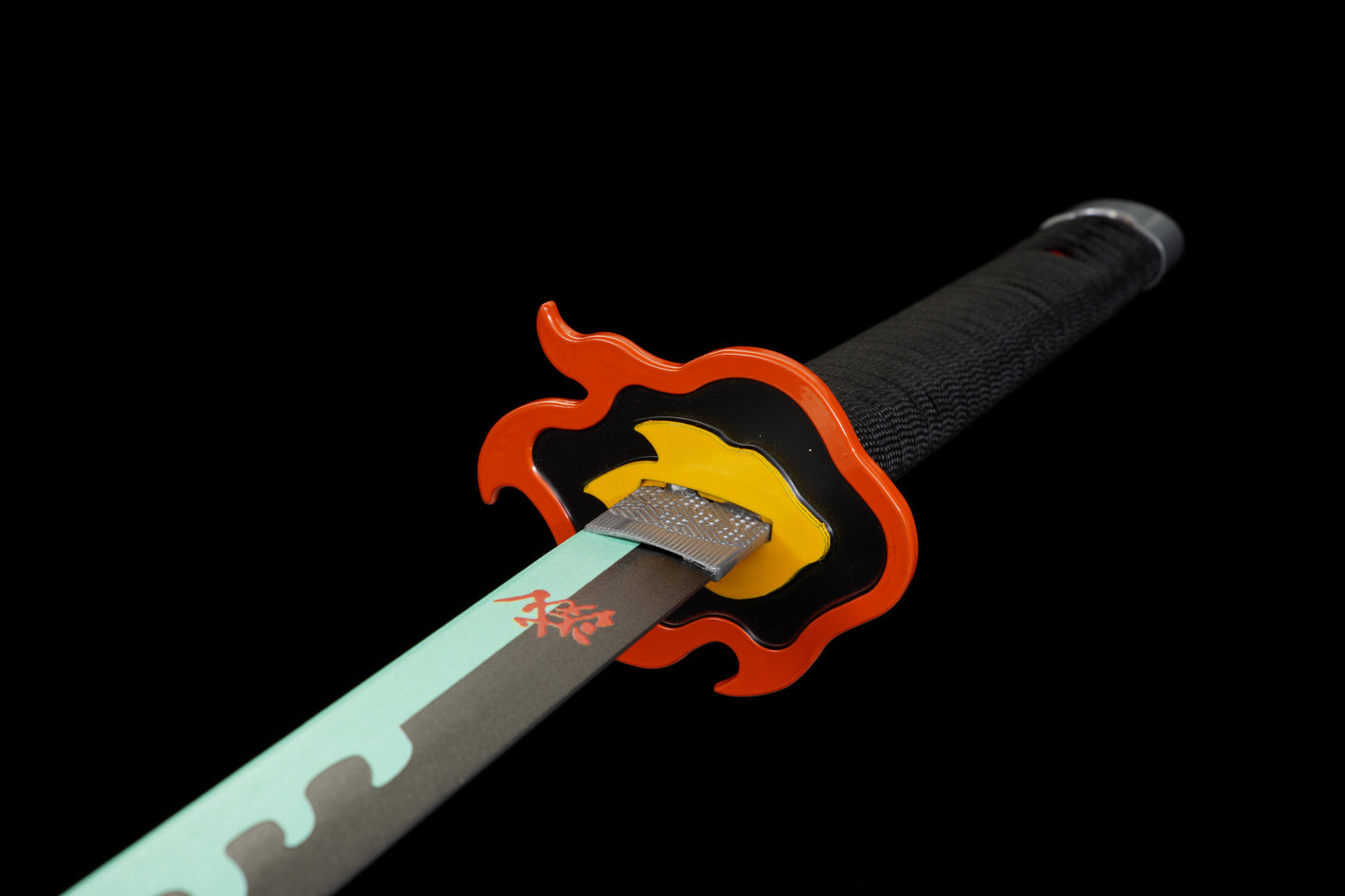 Demon Slayer - Tanjiro Kamado Season 2 Nichirin Katana With Sheath - Cosplay Safe Foam