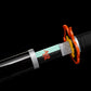 Demon Slayer - Tanjiro Kamado Season 2 Nichirin Katana With Sheath - Cosplay Safe Foam
