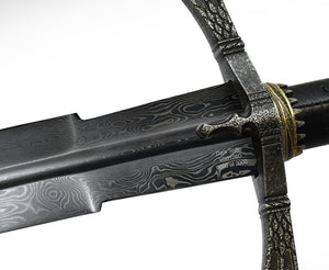 House of the Dragon – Officially Licensed Dark Sister Sword of Daemon Targaryen in Hand Forged Damascus Steel
