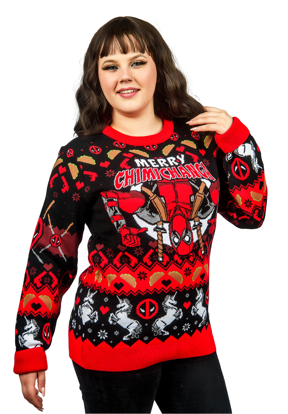 Deadpool: Merry Chimichanga Christmas Jumper