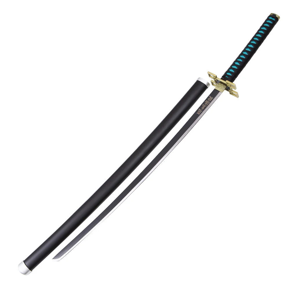 Muichiro Blade Color DEMON SLAYER - Muichiro Tokito White Nichirin Display (Straight Blade ...