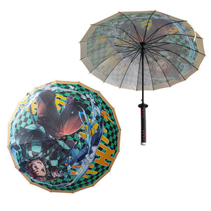 Demon Slayer - Tanjiro Kamado Nichirin Katana Umbrella