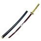 Demon Slayer - Yoriichi Tsugikuni Sun Breathing Gold Nichirin Display (Straight Blade) Katana