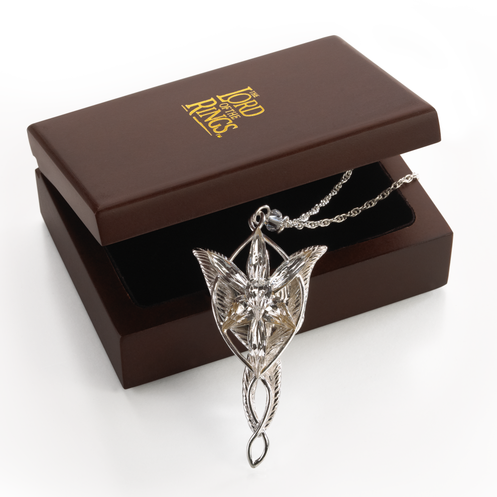 Lord Of The Rings - Arwen Evenstar Sterling Silver and Swarovski Crystal Pendant