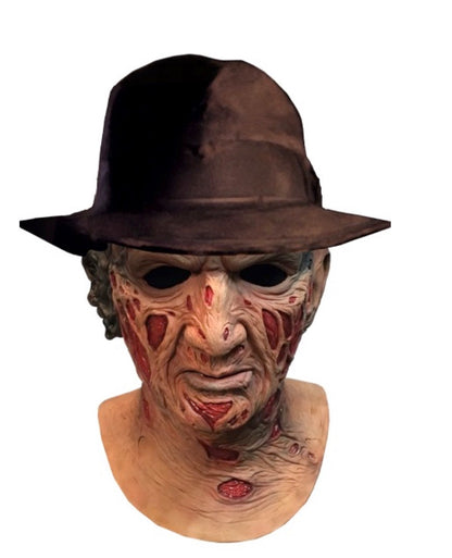 Nightmare On Elm Street - Official Deluxe Freddy Mask With Fedora