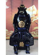 Full Size Japanese Samurai Armour In Blue