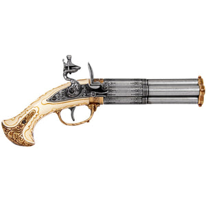 Assassin's Creed Black Flag - "Ivory Flare" 4 Barrel Revolving Flintlock