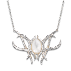The Hobbit - Officially Licensed Galadriel's Brooch Pendant - Sterling Silver