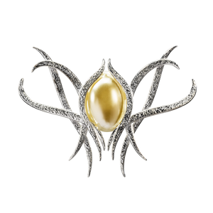 The Hobbit - Officially Licensed Galadriel's Brooch (Silver Plated)