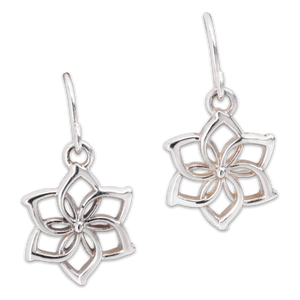 The Hobbit - Galadriel Flower Sterling Silver Earrings
