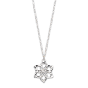 The Hobbit - Galadriel Flower Sterling Silver Necklace