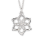The Hobbit - Galadriel Flower Sterling Silver Necklace
