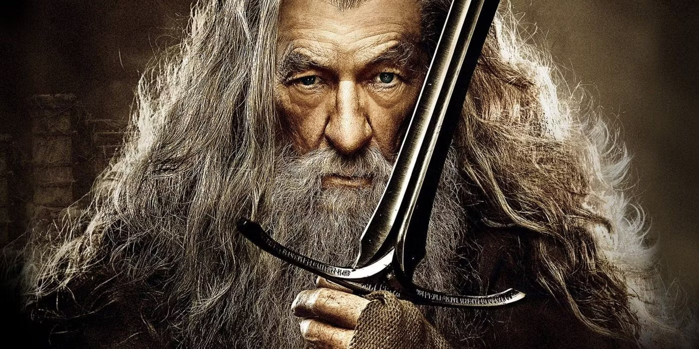 IAN MCKELLEN AUTOGRAPHED GLAMDRING SWORD - Officially Licensed United Cutlery Glamdring Signed by Gandalf Himself!