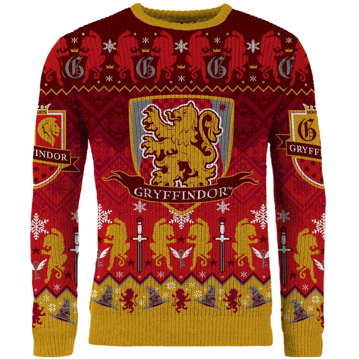 Gryffindor House Crest Christmas Jumper