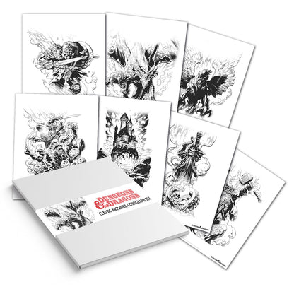 Dungeons & Dragons - Limited Edition Lithograph Set
