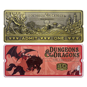 Dungeons & Dragons: The Cartoon - 40th Anniversary Rollercoaster Ticket