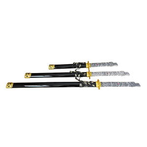Highlander Endgame - Duncan Macleod Triple Set Display Katana (Straight Blade)
