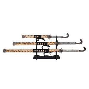 King Cobra Triple Set Display Katana (Straight Blade)