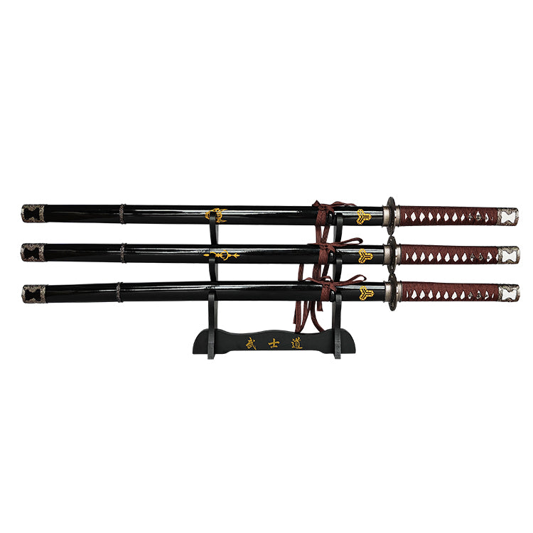 Kill Bill - Hattori Hanzo Trio Display Katana (Straight Blade)