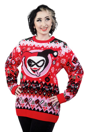 Harley Quinn: Hey Puddin Christmas Jumper