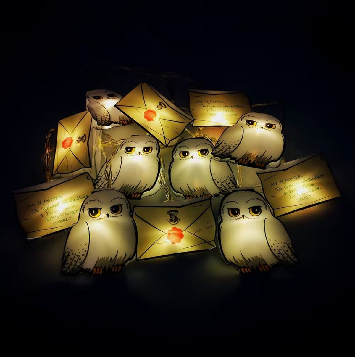 Harry Potter: Hedwig & Letter of Acceptance 2D String Lights