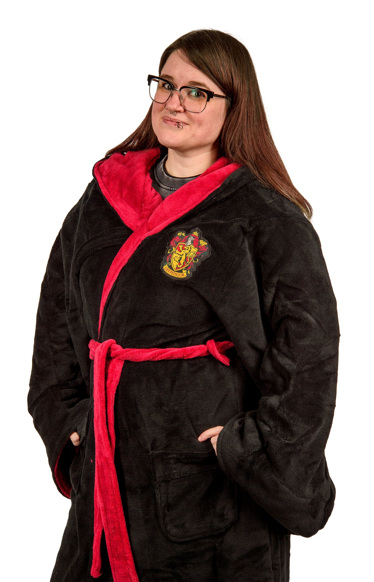 Harry Potter: Gryffindor Ladies Fleece Hooded Robe
