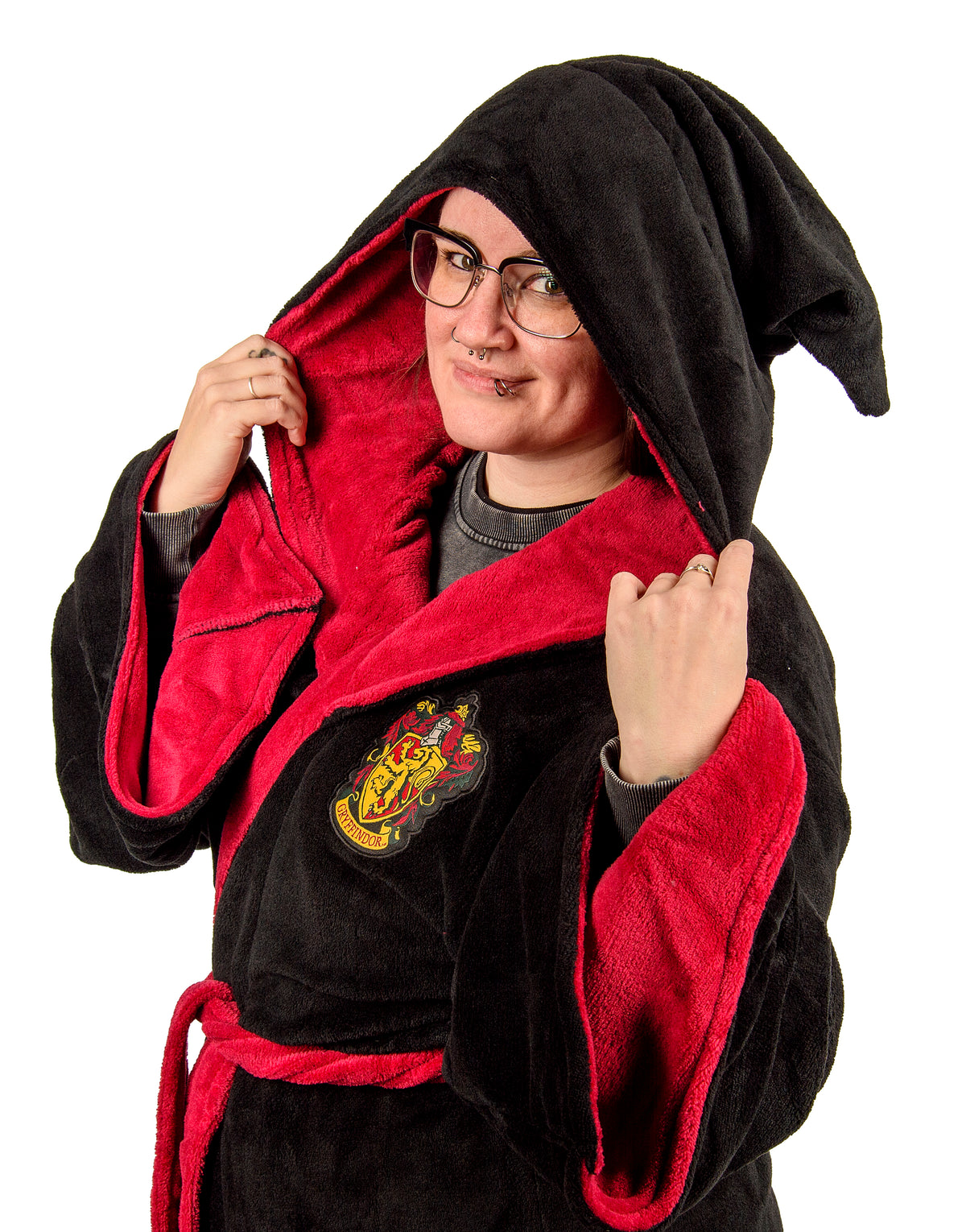 Harry Potter: Gryffindor Ladies Fleece Hooded Robe