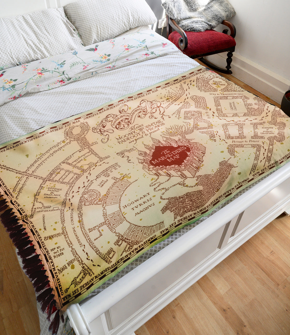 Harry Potter: Marauder's Map knitted Blanket