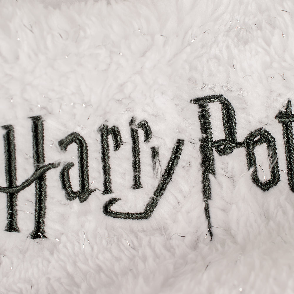 Harry Potter: Hedwig Ladies Sparkly Fleece Hoodless Robe