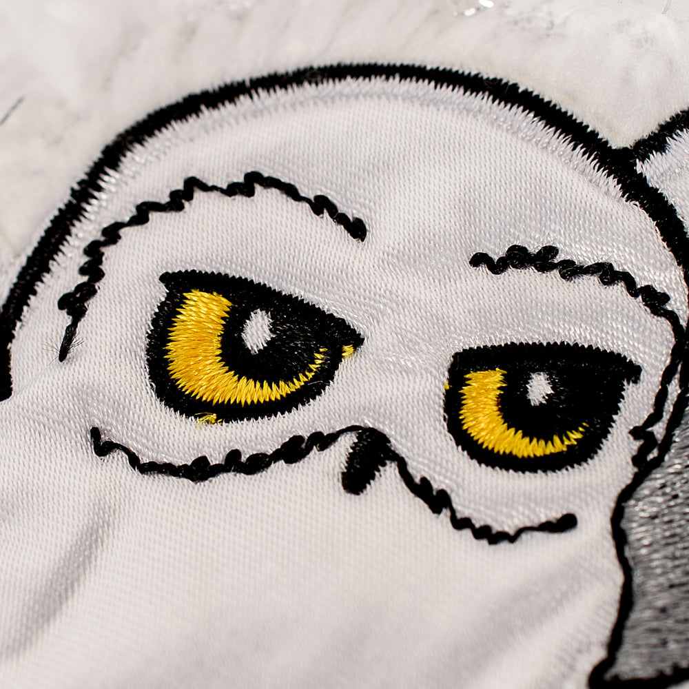 Harry Potter: Hedwig Ladies Sparkly Fleece Hoodless Robe
