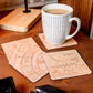 Harry Potter: Marauder's Map Heat Changing Coasters (4pcs)