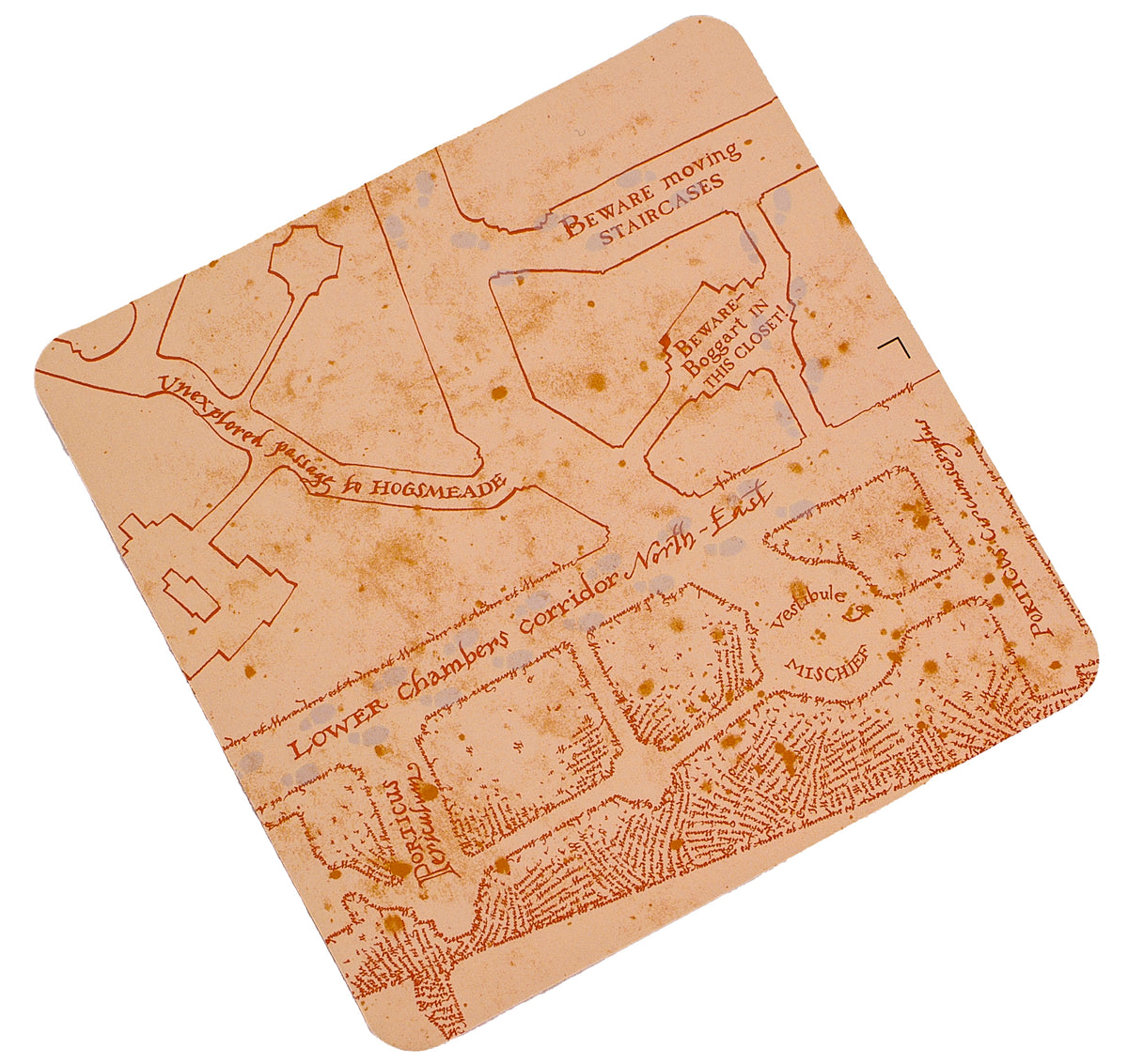 Harry Potter: Marauder's Map Heat Changing Coasters (4pcs)