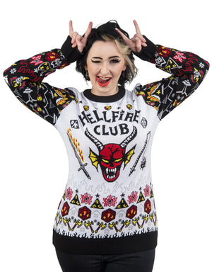 Stranger Things: Hellfire Club Christmas Jumper