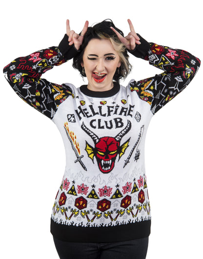 Stranger Things: Hellfire Club Christmas Jumper