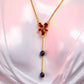 Harry Potter - Hermione's Deathly Hallows Red Crystal Necklace (Costume)