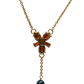 Harry Potter - Hermione's Deathly Hallows Red Crystal Necklace (Costume)
