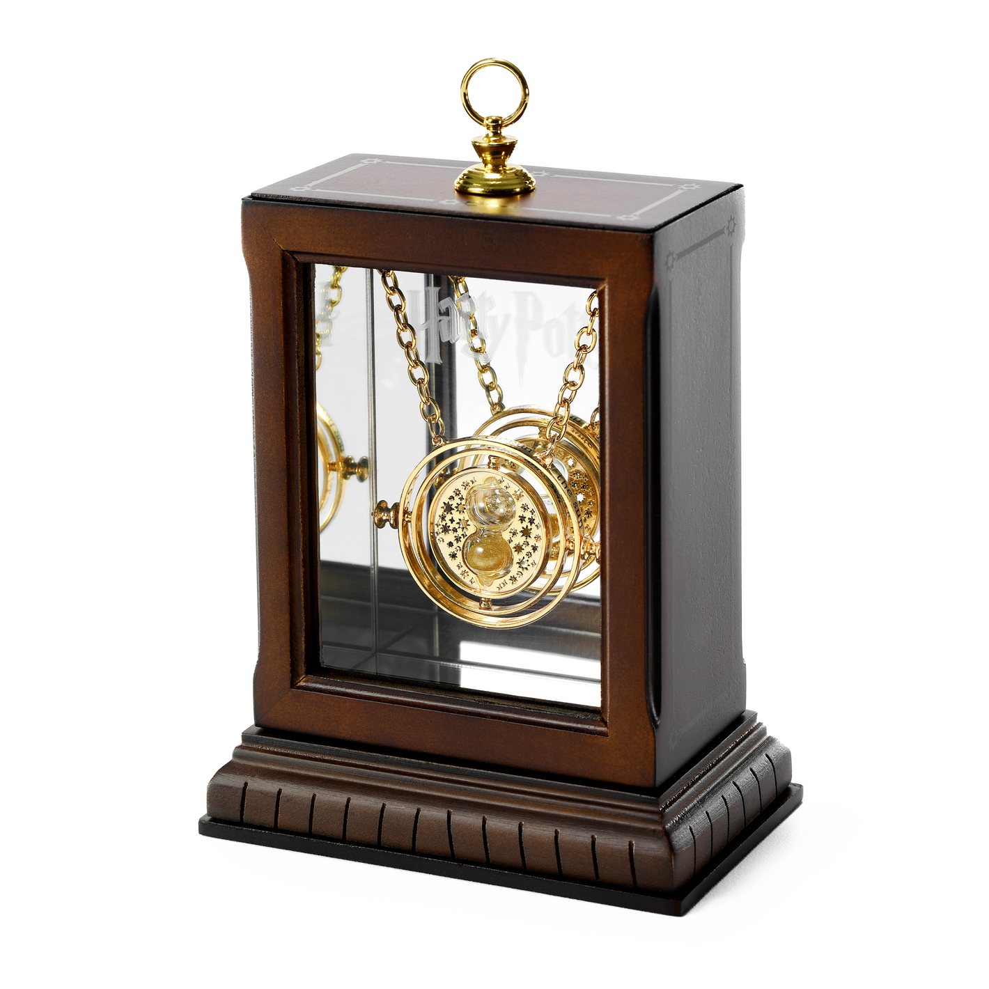 Harry Potter - Official Hermione's Time Turner and Display Case (24K Gold Plated)