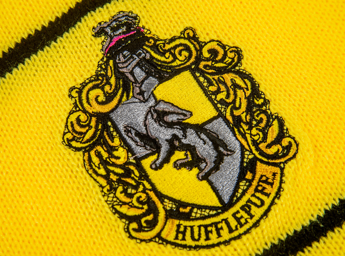 Harry Potter: Hufflepuff Thin Stripes Scarf (Hanger)