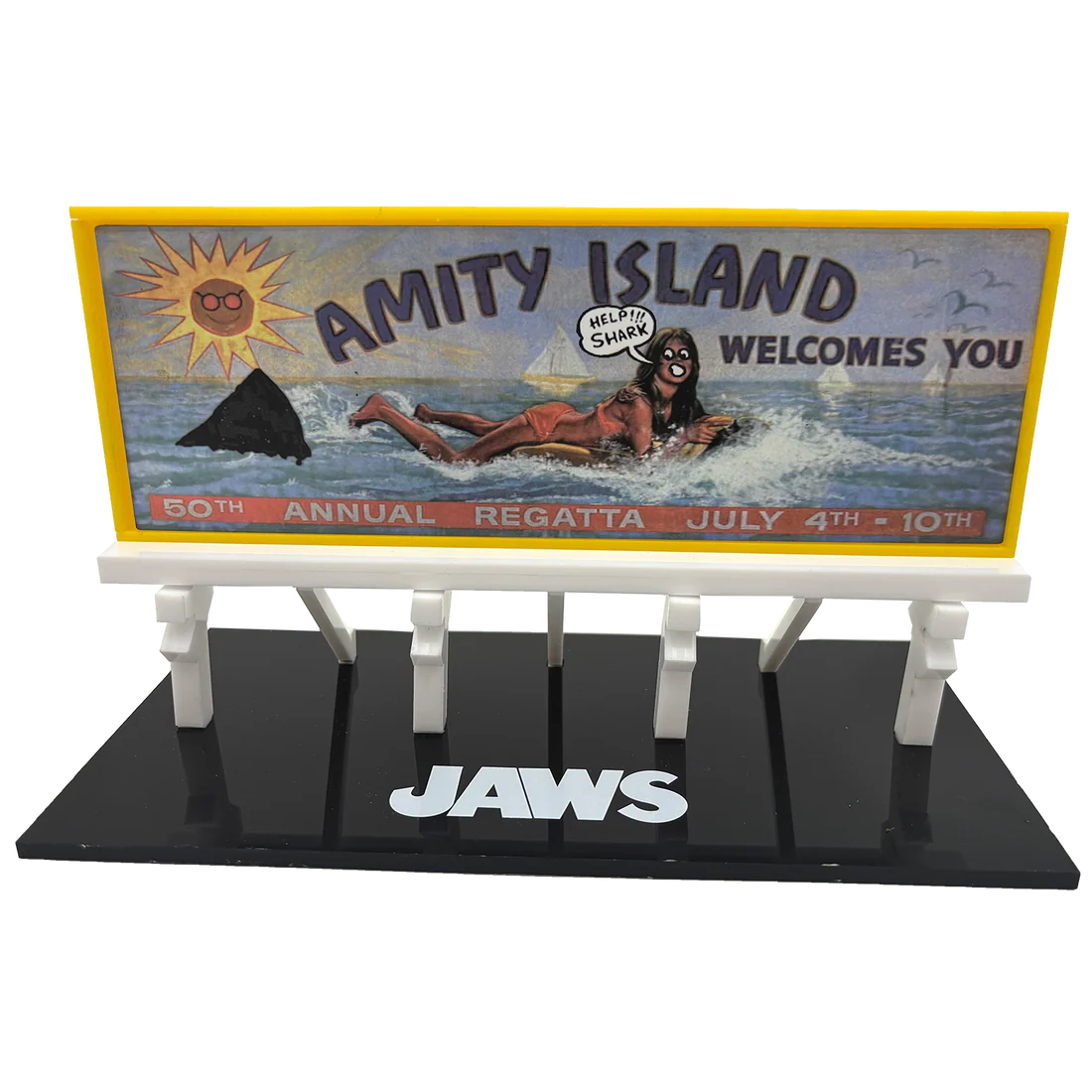 Factory Entertainment JAWS Amity Island Billboard Scaled Prop Replica