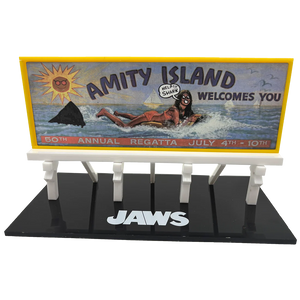 Factory Entertainment JAWS Amity Island Billboard Scaled Prop Replica