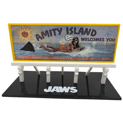 Factory Entertainment JAWS Amity Island Billboard Scaled Prop Replica