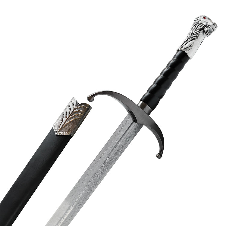 The Bastard Snow's Sword - Hand Forged Folded Steel (Damascus)