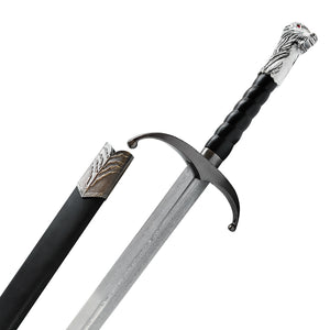 The Bastard Snow's Sword - Hand Forged Folded Steel (Damascus)