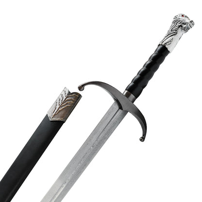 The Bastard Snow's Sword - Hand Forged Folded Steel (Damascus)