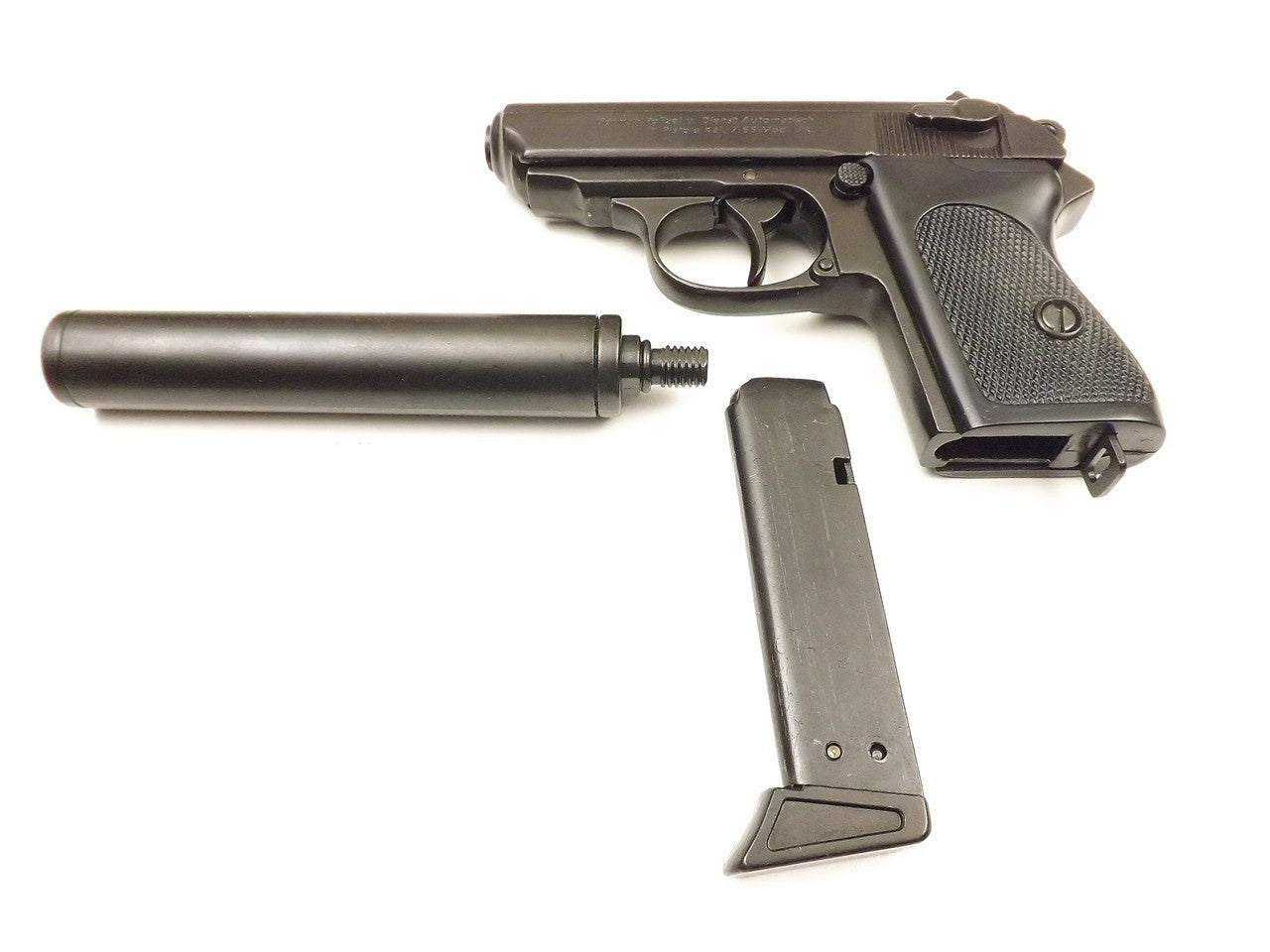 James Bond Walther PPK With Silencer
