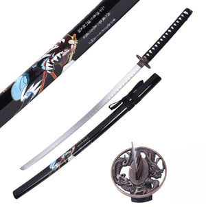 Kabuki Display Katana (Metal, Straight Blade)