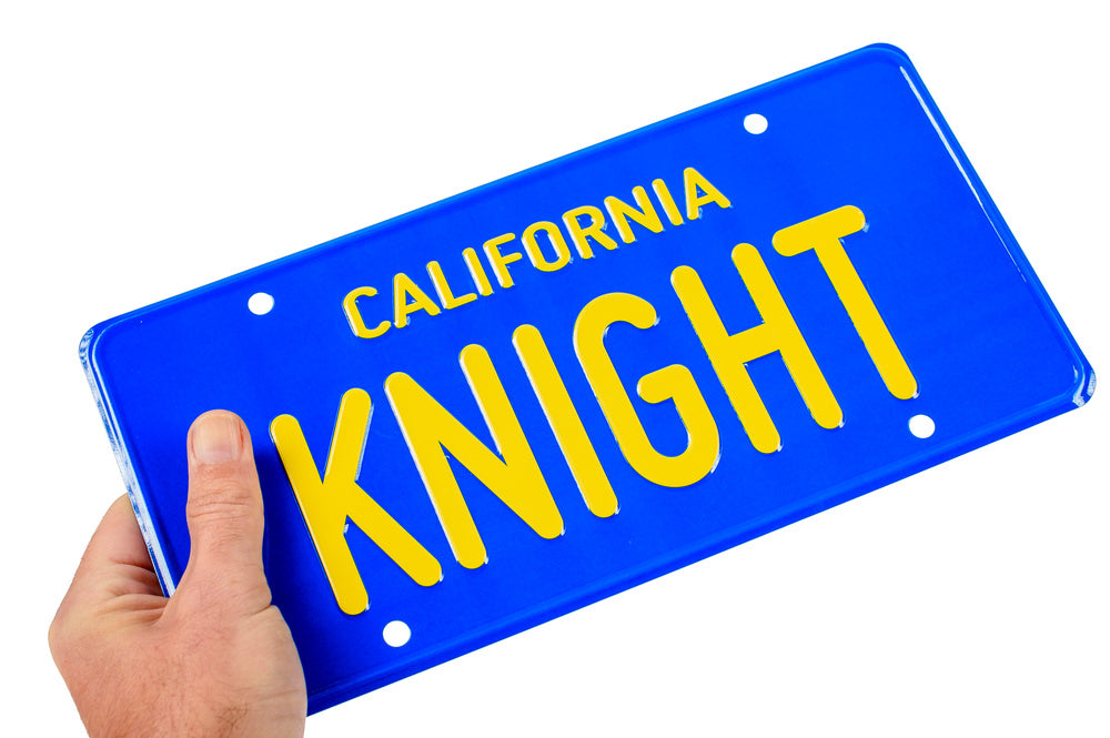 Knight Rider: K.I.T.T. License Plate Replica